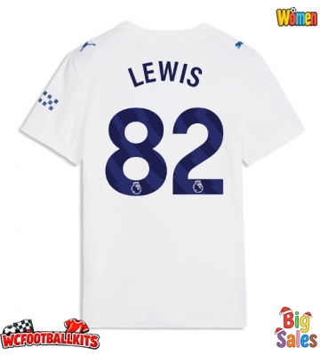 Manchester City Rico Lewis #82 Replica Third Stadium Shirt for Women 2026-27 Short Sleeve